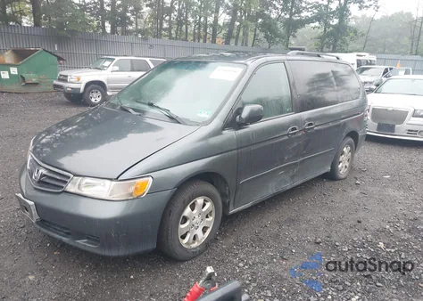 2004 Honda Odyssey Ex z USA, uszkodzony, nr VIN 5FNRL18894B144054
